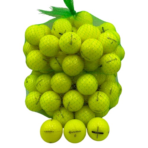 Golf Ball Planet Yellow Used Golf Balls For Taylormade 5A/Mint (100 Pack)
