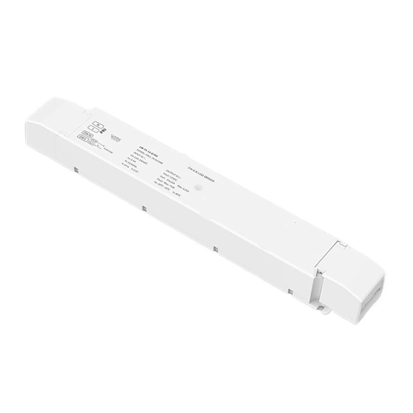 Trasformatore di illuminazione Push Dim | Driver dimmerabile con driver a tensione costante Dali-2 CV 12V 24V da 75 W 100 W; ingresso CA 220-240 V(12V 75W)