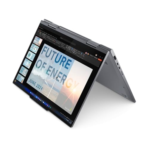 Image of Lenovo ThinkPad X1 Gen 9 21KE006BUS 14 inch Touchscreen Convertible 2 in 1 Notebook - WUXGA - Intel Core Ultra 7 165U - vPro Technology - Intel Evo Platform - 32 GB - 512 GB SSD - English Keyboard - Gray