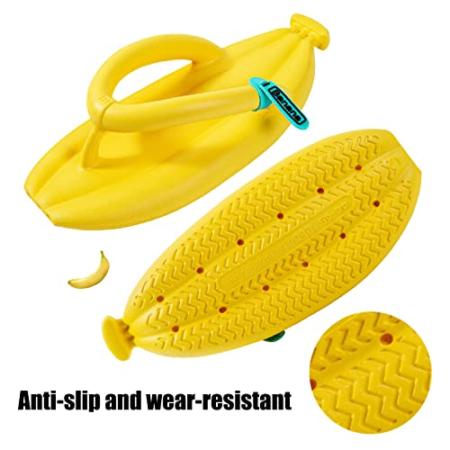 Flip Flops Unisex Banana Shaped Flip Flops Thick Padded Slippers Beach Pool Party Sandals2