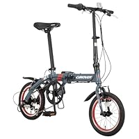 Amazon | カノーバー(CANOVER) 折りたたみ自転車 14インチ 6段