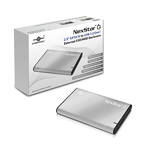 Carcasa Vantec NexStar 6G USB 3.2 para Disco 2.5” SATA III miniatura 1