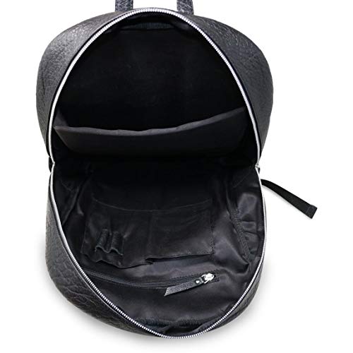 Jaald BXB 18 Inch Black Genuine Leather Laptop Backpack Water Resistant Casual Office Work Professional College Bookbag Comfortable Lightweight Travel Rucksack Men thumb #5
