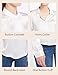 LilySilk Women's Silk Blouse 100% 22MM Silk Button-Down Shirt Long Sleeves Classic Timeless Top for All Seasons Casual Business, Natural White S