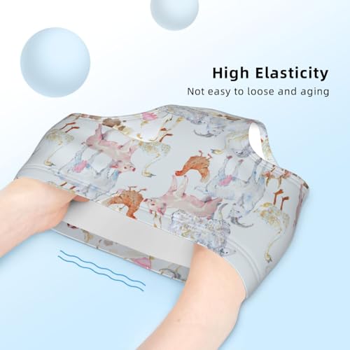 Watercolor Farm Goat Cow Animals Girls' Underwear Soft Cotton Little Girls Panties Comfort Briefs4