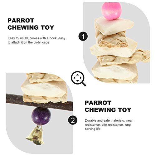 POPETPOP 2Pcs Natural Cuttlebones Cuttlebones Dentes Molar Toy Chew Toy Gaiola de Pássaro Pássaro de