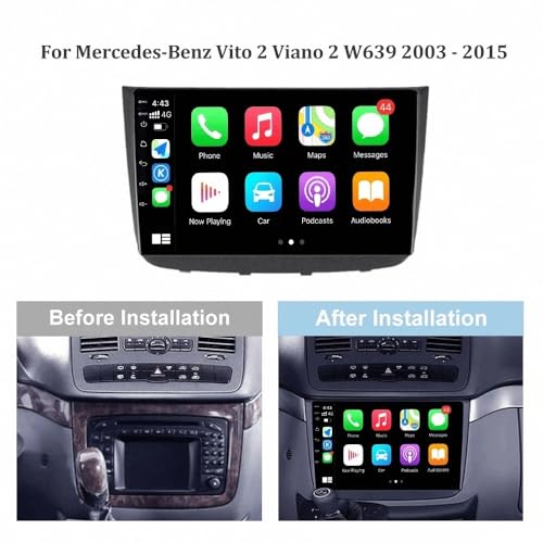 Navegador GPS Mercedes Vito W639 para solucionar pérdidas de ruta con mapas de Europa 2