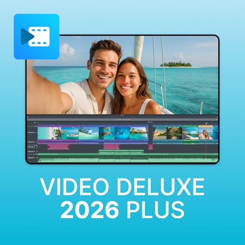 MAGIX Video deluxe 2026 Plus: Le montage vidéo pour tous | Programme d'édition vidéo | Éditeur vidéo | pour Windows 10/11 PC | 1 licence de...