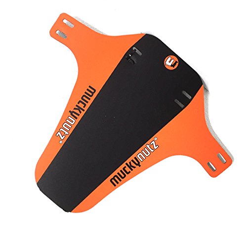 Mucky Nutz Bender Face Fender Fr Dh Mountain Bike Front Mudguard - Black/Orange 2016 #TOP8