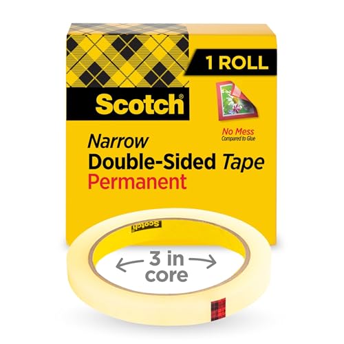 Ruban adhésif double face invisible et fort pour fixations propres de documents