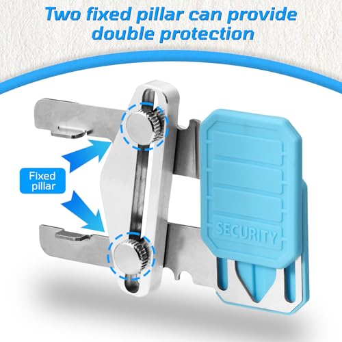 Verrou de porte portable rétractable pour bloquer les accès sans clé