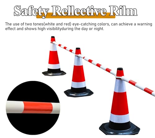Poteau de securite flexible evite le renversement des cones de signalisation