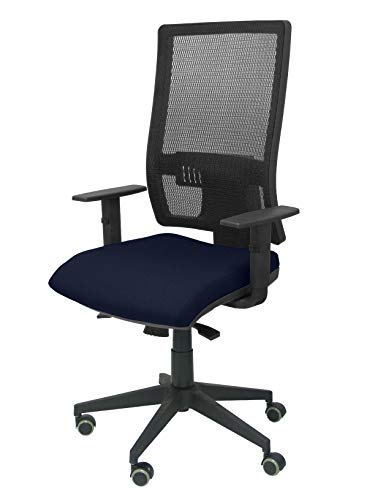 Piqueras Y Crespo (PIQU7) Silla Horna Bali Azul Marino sin cabecero Oficina, Talla Unica