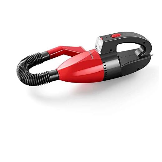 Aspirador de Pó Multilaser Automotivo 1500pa 12v 60w Solido Liquido Vermelho AU607