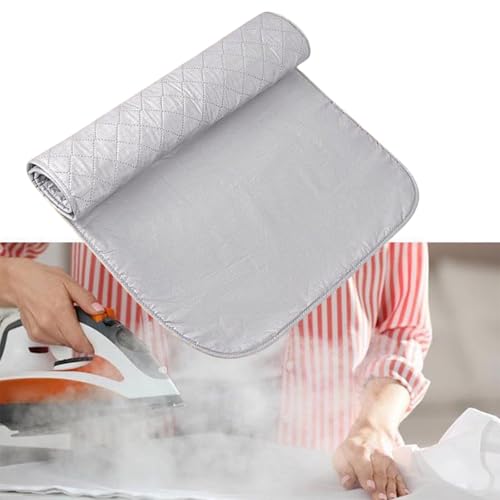 Tapis De Repassage 120x55 Cm Nappe De Repassage Isolante Couverture De Repassage Portable for La Maison Voyager Résistante À La Chaleur(55x120cm)