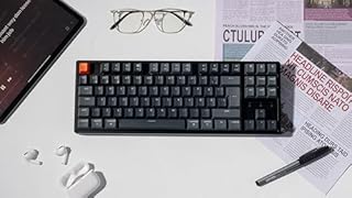 Keychron K8 V2 Tastiera Meccanica TKL Bluetooth e Cablata, RGB, Frame in Alluminio, Hot Swappable Brown Switch, Layout Italiano ISO, Compatibile Mac/Windows, ABS Caps