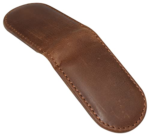 MARSHAL Leather Money Clip - Strong Magnets Holds 30+ Bills for Men - Cash Leather Card Holder4