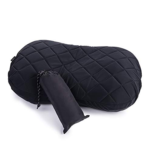 Oreiller de voyage gonflable ultra léger - Coussin compressible confortable et ergonomique - Coussin de soutien lombaire - Bonne nuit de sommeil pendant le camping, le sac à dos ou le bureau Cover