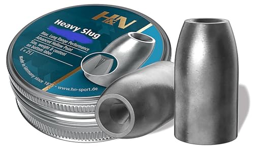 Balines H&N Heavy Slug Calibre 5.53 mm / .218 |Peso 40 Grains / 2.59 Gramos [Lata de 120 Perdigones]