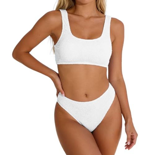 Maillot de bain deux pièces côtelé idéal pour vos vacances à la mer