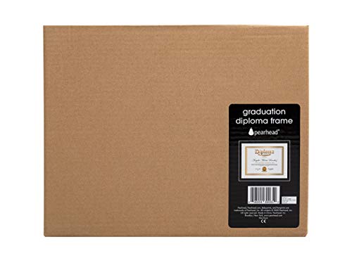 Pearhead Classic Graduation Diploma Frame, High School And Collage Certificate Frame, Graduation Keepsake For Graduates, Office Décor Accessory, 10.5X8 Document Insert, Black #TOP5