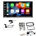Produktbild Kenwood DMX7722DABS 2-DIN Autoradio kompatibel mit WiFi Apple CarPlay Android Auto Bluetooth DAB+ USB passend für Volkswagen VW T5 Transporter 2003-2015 rechtwinklig, schwarz ohne Canbus