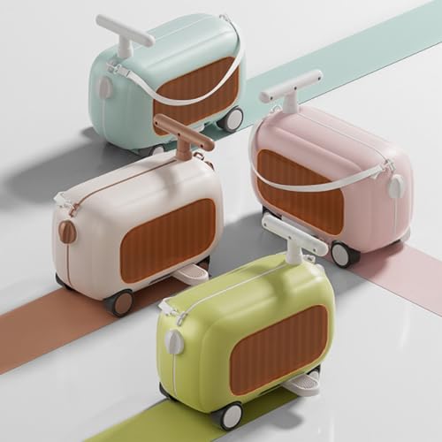 Bagages de voyage pour l'embarquement valise enfant Dpofirs verte pour les vacances
