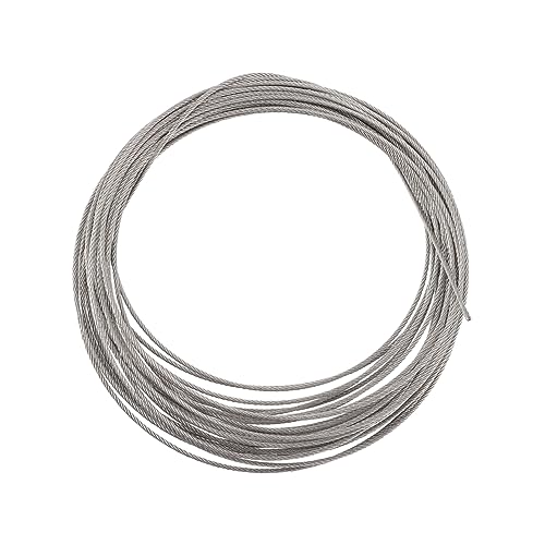 SOLUSTRE Laundry Rope Line 10m Stainless Steel Cable Rope Heat Resistant for Railing Clothesline
