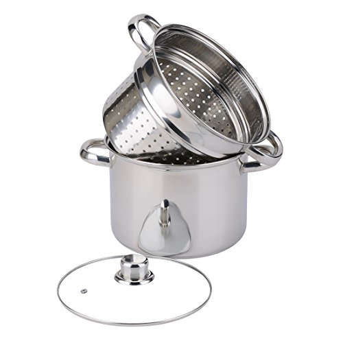 BAUMALU 344108 Olla para Pasta (Acero Inoxidable, 20 cm)