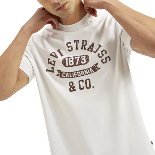 Image of Levi's Men's Letter Print Fitted T-Shirt