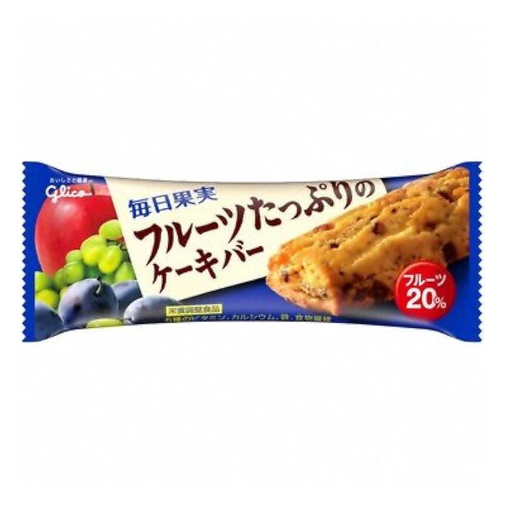 江崎グリコ - 毎日果実 フルーツたっぷりのケーキバー(1本入) Amazon.co.jp: グリコ 毎日果実 フルーツたっぷりのケーキバー 1