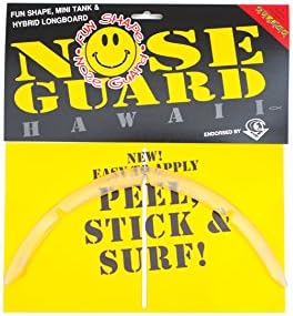 SurfCo - Fun Shape Nose Guard in Clear