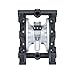 TDS DYI SHENG Air-Operated Double Diaphragm Pump 1 Inch Aluminum, Teflon Diaphragm, Pneumatic Transfer Pump for Solvent Transferring, Industrial Use for Chemical Waste Oil, oil transfer pump