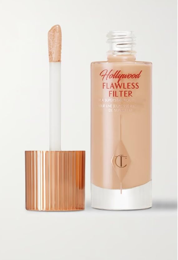 Charlotte Tilbury ORIGINAL | Hollywood Flawless Filter | tonos para pieles claras, medias y oscuras | 30 mililitros | BELLA by Cloud.Sales Cosmetics (4 MEDIUM)