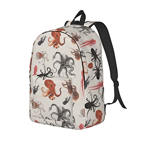 Sac à dos décontracté grand format Color Octopus de taille M - 2