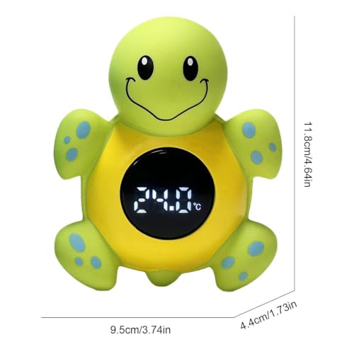 Termógrafo de baño LED con dibujos animados y sensor preciso para bebés 5