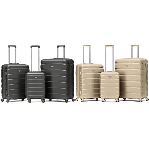 Flight Knight Lightweight 4 Wheel ABS Hard Case Suitcases Cabin & Hold Luggage Options Approved For Over 100 Airlines Including easyJet, British Airways, RyanAir, Virgin Atlantic, Emirates & Many More