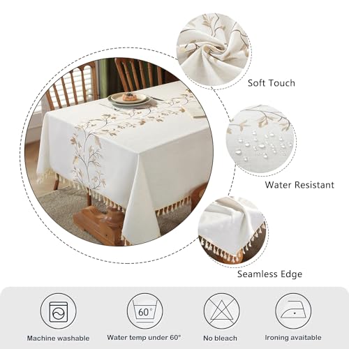 Laolitou TB5499 Cotton Linen Waterproof Tablecloth thumb #4