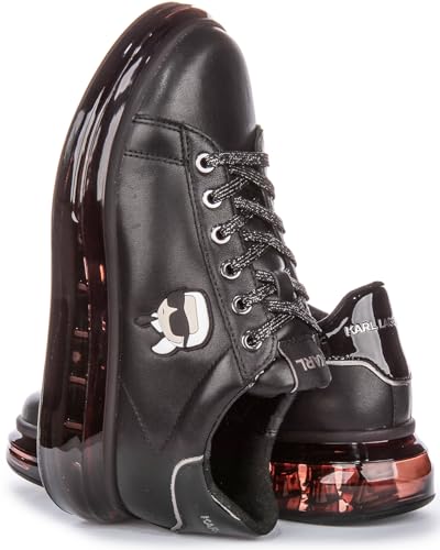 KARL LAGERFELD Kapri Kushion Women's Nft Lo Lace Clear Sole Low Cut Trainers4