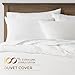 Mayfair Linen 100% Egyptian Cotton King Size Duvet Cover - Luxury 800 Series Tranquil Collection Cotton King Duvet Cover (White), Soft, Cooling Comforter Covers with Zipper Closure