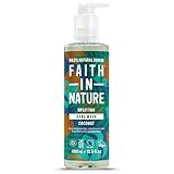 Faith In Nature Organic Coconut Liquid Hand Wash, Uplifting, Vegan and Cruelty Free, No SLS or Parabens, 400 ml