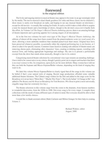 The Singer's Musical Theatre Anthology: Mezzo-Soprano/Belter (Volume 3) - Image 3