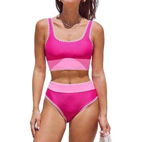 CUPSHE Magenta/Pink Bikini Set Cover