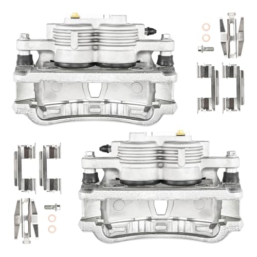 Image of KAX Disc Brake Caliper Assembly Fit for Ford Mustang 1999-2001 3.8L, Ford Mustang 2002, Ford Mustang 1999-2001 4.6L, Front Side