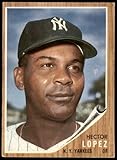 1962 Topps # 502 Hector Lopez New York Yankees (Baseball Card) VG/EX Yankees