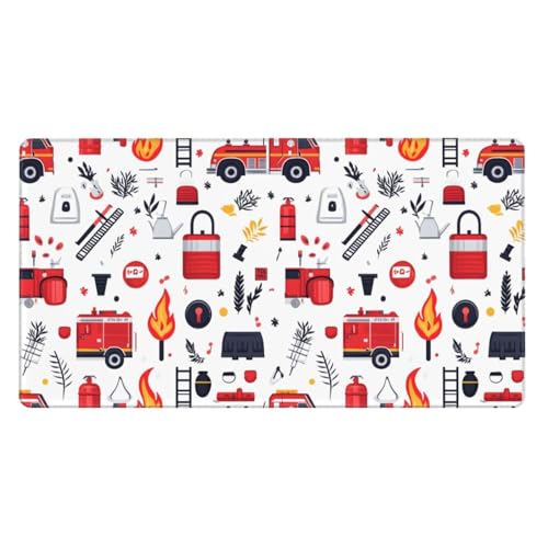 Grand tapis de souris de jeu PC portable caoutchouc durable