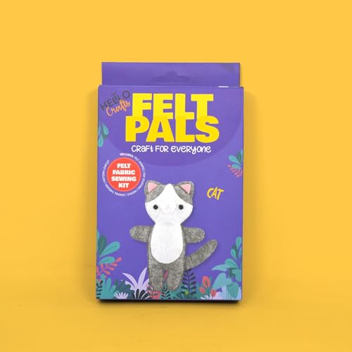 Kit de crochet débutant Chat Knitty Critters avec fil recyclé