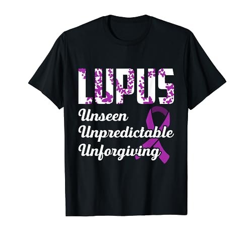Conciencia del lupus para el luchador del lupus sobreviviente del guerrero del lupus Camiseta