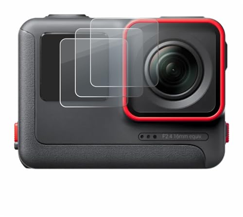 brotect Anti-Glare Glass Screen Protector Matte compatible with Insta360 Ace (Front display) (3 Pack) - Anti-Scratch 9H Protection Film