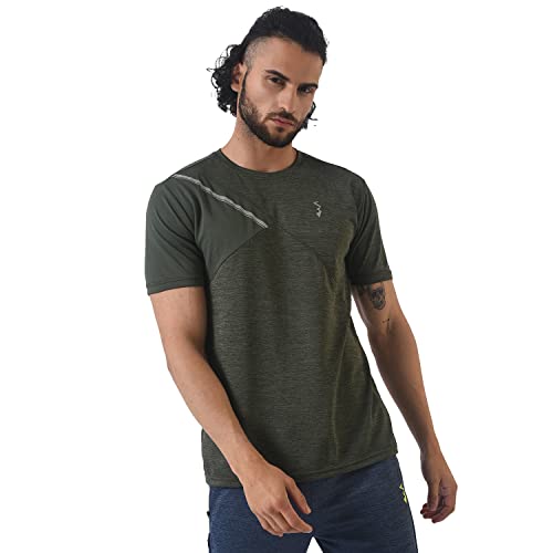 Image of Campus Sutra Men Polyester Regular Fit T-Shirt